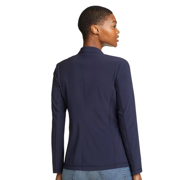 Eddie Bauer Women Departure Travel Utility Blazer Jacket Sz 6 Stretch Comfort - Picture 4 of 14